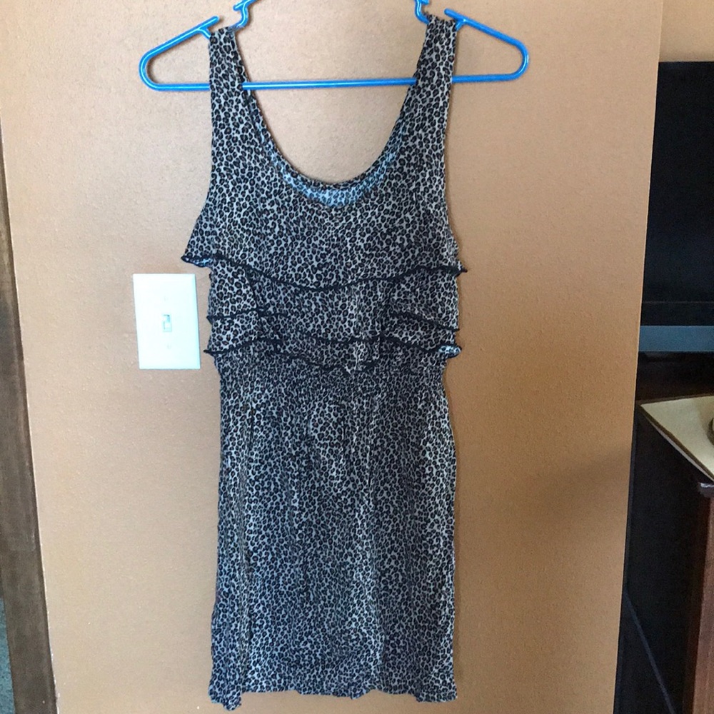Cheetah print dress